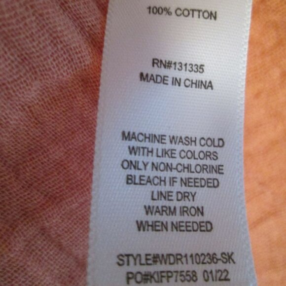 SOCIALITE Crinkled Smocked Mini Dress Size Large-Coral-NWT - Picture 8 of 16